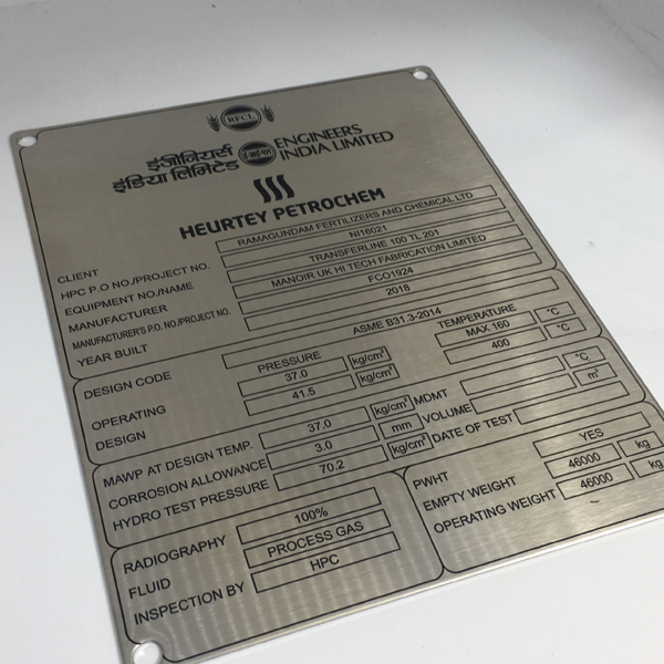 Chemical etching